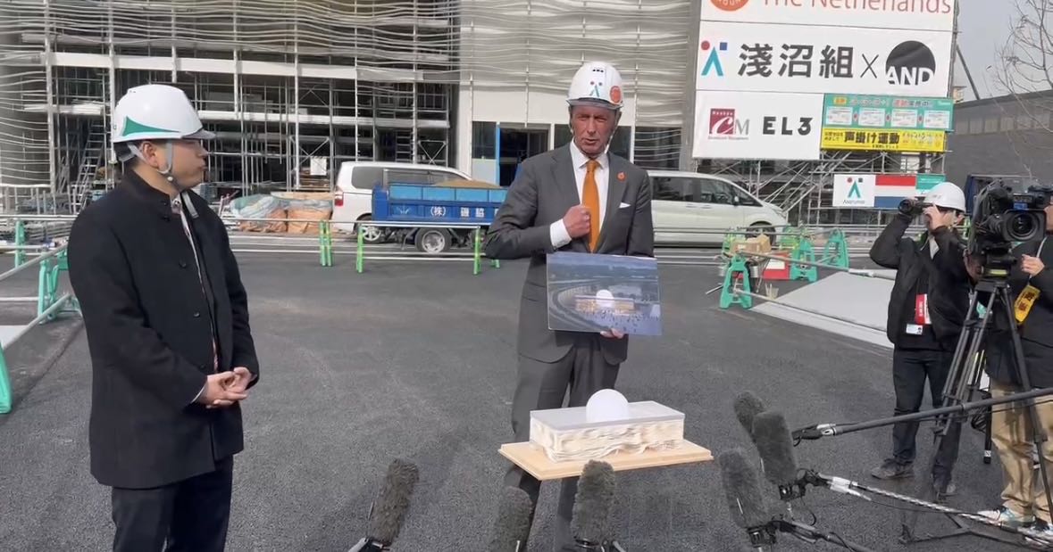 在大阪オランダ王国総領事館マーク・カウパース総領事